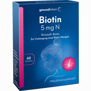 Gesund Leben Biotin 5 Mg N Tabletten 60 Stück - ab 6,06 €