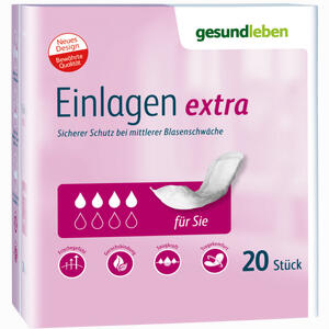 Gesund Leben Einlagen Extra 6 x 20 Stück - ab 26,04 €