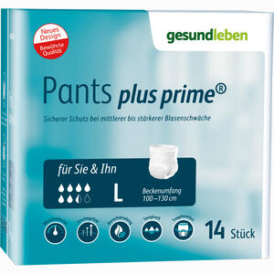 Gesund Leben Pants Plus Prime Gr. L 14 Stück - ab 0,00 &euro;