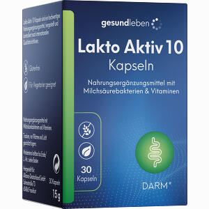 Gesundleben Lakto Aktiv 10 Kapseln 30 Stück - ab 10,45 &euro;