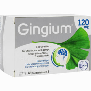 Gingium 120 Mg Filmtabletten  60 Stück - ab 22,21 €