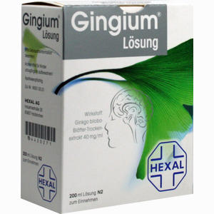 Gingium Lösung 2 x 100 ml - ab 0,00 &euro;