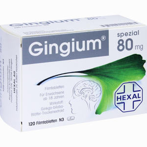 Gingium Spezial 80 Filmtabletten 120 Stück - ab 53,61 &euro;