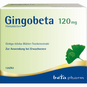 Gingobeta 120 Mg Filmtabletten  120 Stück - ab 22,29 €