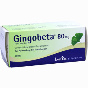 Gingobeta 80 Mg Filmtabletten  60 Stück - ab 14,15 &euro;