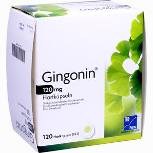 Gingonin 120mg Hartkapseln  120 Stück - ab 31,74 €