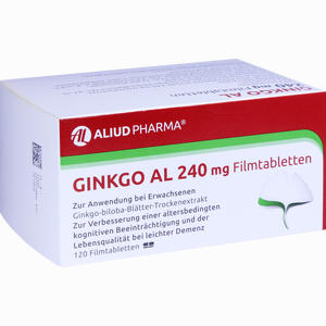 Ginkgo Al 240 Mg Filmtabletten  120 Stück - ab 47,73 €