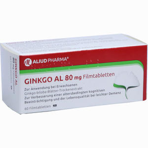 Ginkgo Al 80 Mg Filmtabletten  60 Stück - ab 13,59 €