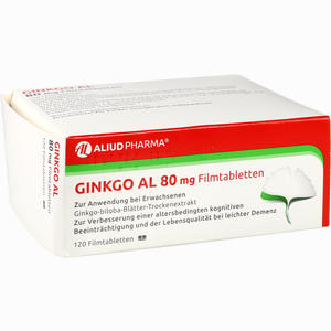 Ginkgo Al 80 Mg Filmtabletten  120 Stück - ab 25,59 €