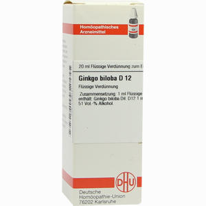 Ginkgo Biloba D12 Dilution 20 ml - ab 9,31 €