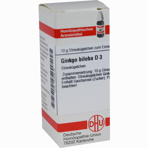 Ginkgo Biloba D3 Globuli 10 g - ab 7,66 €