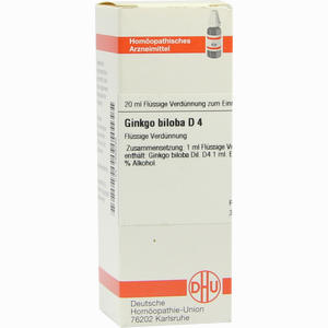 Ginkgo Biloba D4 Dilution DHU-Arzneimittel GmbH & Co. KG 20 ml - ab 9,60 &euro;
