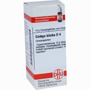 Ginkgo Biloba D4 Globuli 10 g - ab 7,66 €