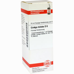 Ginkgo Biloba D6 Dilution 20 ml - ab 9,31 €
