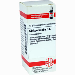 Ginkgo Biloba D6 Globuli 10 g - ab 7,55 €
