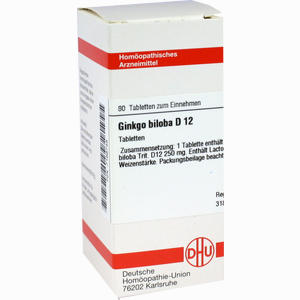 Ginkgo Biloba D6 Tabletten 80 Stück - ab 8,88 €