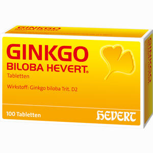 Ginkgo Biloba Hevert Tabletten  100 Stück - ab 14,08 €