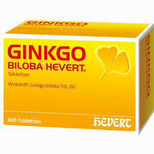 Abbildung von Ginkgo Biloba Hevert Tabletten  300 Stück