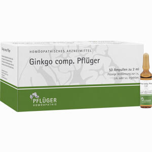 Ginkgo Comp. Pflüger Ampullen 50 Stück - ab 39,83 €