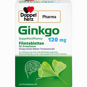 Ginkgo Doppelherzpharma 120 Mg Filmtabletten 120 Stück - ab 33,44 €