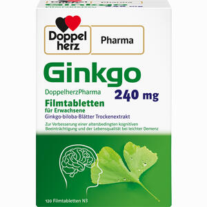 Ginkgo Doppelherzpharma 240 Mg Filmtabletten 120 Stück - ab 60,38 €