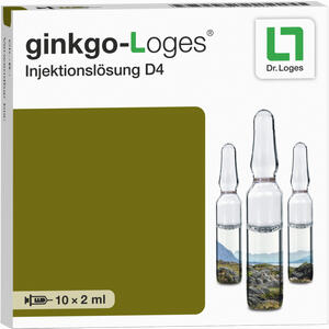 Ginkgo- Loges Injektionslösung D4 Ampullen 10 x 2 ml - ab 11,18 €