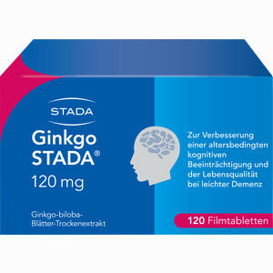 Ginkgo Stada 120mg Filmtabletten  120 Stück - ab 27,86 &euro;