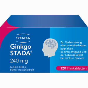 Ginkgo Stada 240mg Filmtabletten  120 Stück - ab 51,51 €