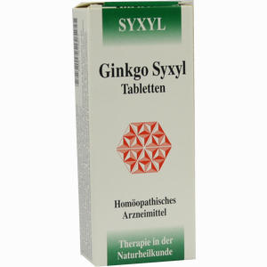 Ginkgo Syxyl Tabletten  60 Stück - ab 0,00 &euro;