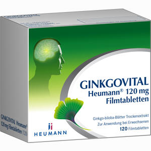 Ginkgovital Heumann 120 Mg Filmtabletten  120 Stück - ab 23,85 €