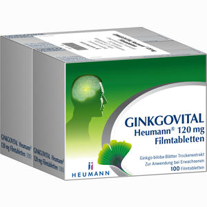 Ginkgovital Heumann 120 Mg Filmtabletten  200 Stück - ab 40,80 &euro;