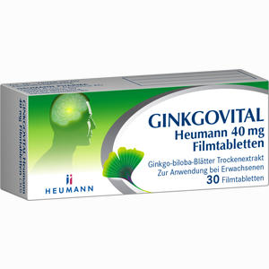 Ginkgovital Heumann 40 Mg Filmtabletten  30 Stück - ab 0,00 €