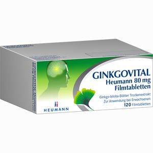 Ginkgovital Heumann 80mg Filmtabletten  120 Stück - ab 0,00 €