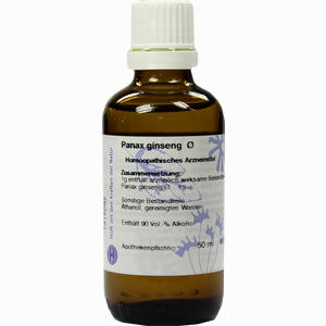 Ginseng Urtinktur D 1 Hanos Dilution 50 ml - ab 0,00 €
