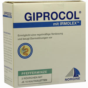 Giprocol Kautabletten Pfefferminz  3 x 10 Stück