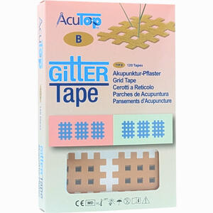 Gitter Tape Acutop 3x4cm Pflaster 20 x 6 Stück - ab 9,99 €