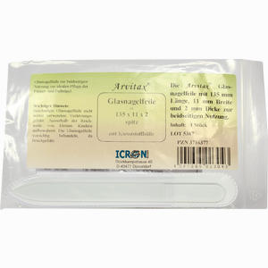Glasnagelfeile 135x11x2 Spitz mit Hülle Arvitax 1 Stück - ab 4,16 €
