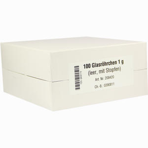 Glasroehrchen F Taschenapo 100 Stück - ab 29,99 €