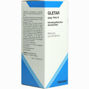 Gletar Spag.peka N Tropfen 100 ml - ab 17,98 €