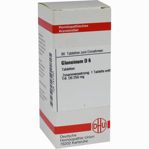 Glonoinum D6 Tabletten 80 Stück - ab 7,94 €