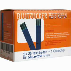 Gluco- Test Blutzuckerteststreifen 50 Stück - ab 17,87 &euro;