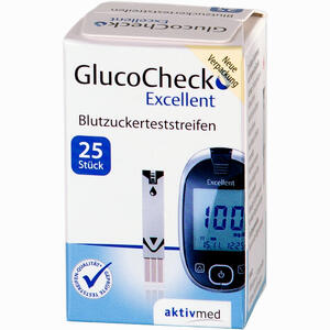 Glucocheck Excellent Teststreifen  25 Stück - ab 9,86 €