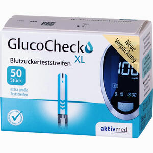 Glucocheck Xl Blutzuckerteststreifen  50 Stück Glucocheck Xl Blutzuckerteststreifen  50 Stück