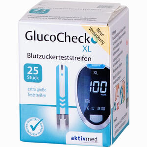 Glucocheck Xl Blutzuckerteststreifen  25 Stück - ab 9,70 €