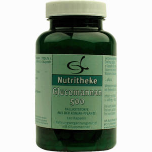 Glucomannan 500 Kapseln 120 Stück - ab 30,72 €