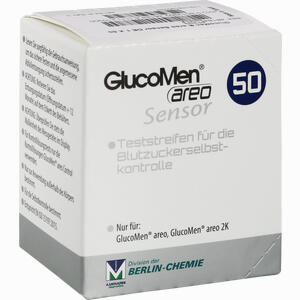 Glucomen Areo Sensor Teststreifen  axicorp Pharma GmbH 50 Stück - ab 37,12 €