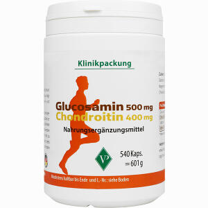 Glucosamin 500 Mg + Chondroitin 400 Mg Kapseln  540 Stück - ab 50,29 &euro;