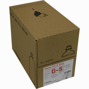 Glucose 5% B.braun Ecoflac Plus Infusionslösung 10 x 500 ml - ab 18,59 €