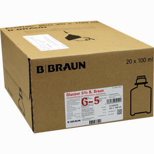 Glucose 5% B.braun Ecoflac Plus Infusionslösung 20 x 100 ml - ab 45,22 €