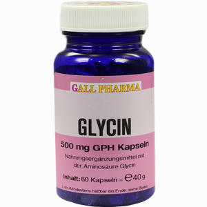 Glycin 500mg Kapseln Hecht-Pharma GmbH 60 Stück - ab 13,15 &euro;